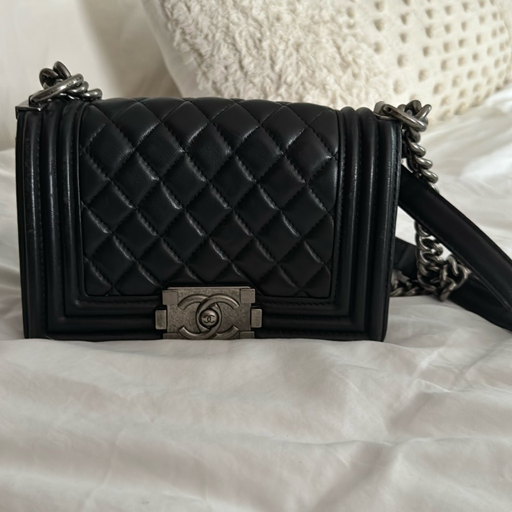 Small Chanel Boy Bag- with Dust Bag!!